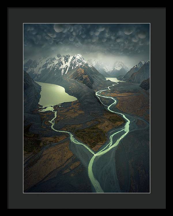 NZ Landscape River - Framed Print