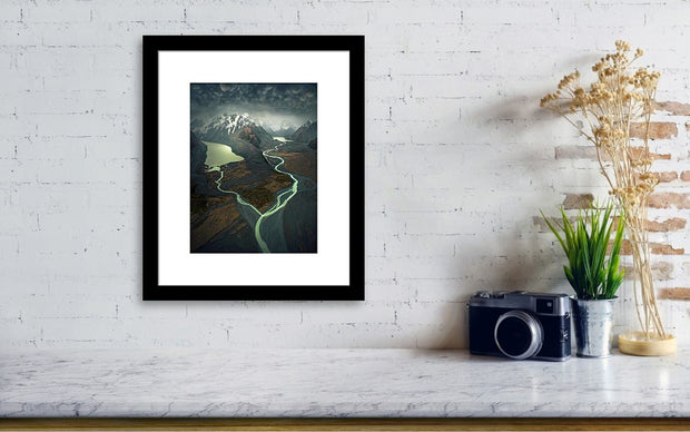 NZ Landscape River - Framed Print