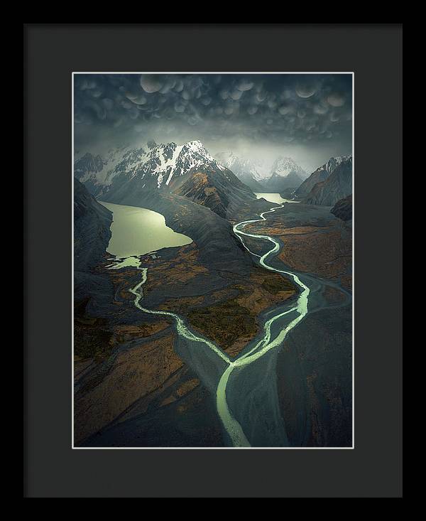 NZ Landscape River - Framed Print