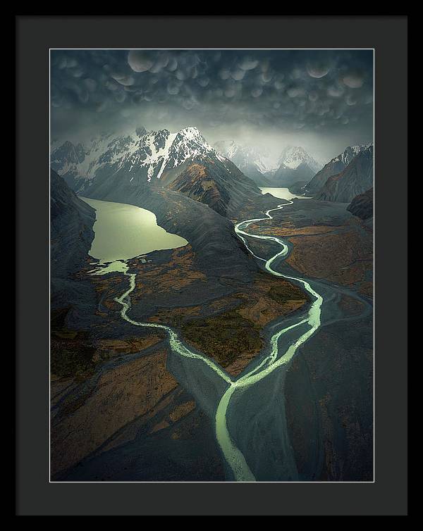 NZ Landscape River - Framed Print