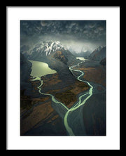 NZ Landscape River - Framed Print