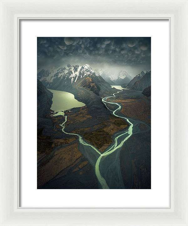 NZ Landscape River - Framed Print