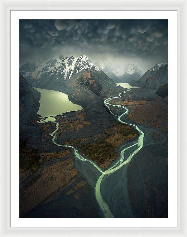 NZ Landscape River - Framed Print