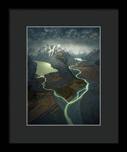 NZ Landscape River - Framed Print