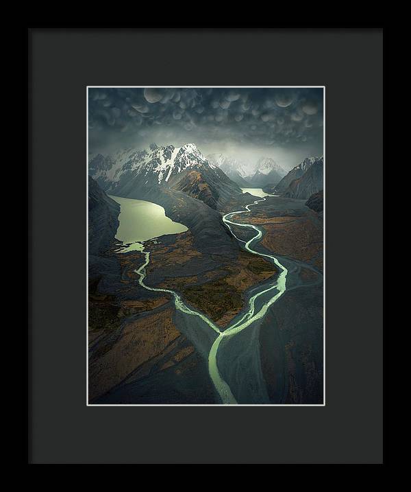 NZ Landscape River - Framed Print