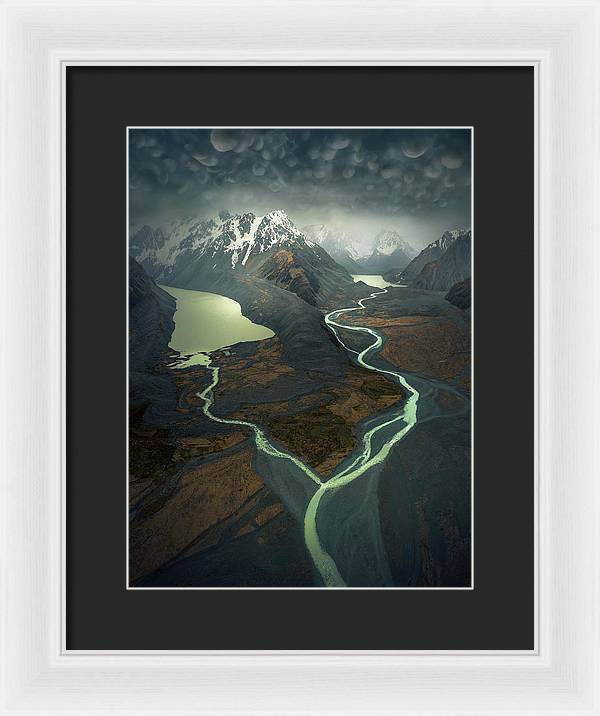 NZ Landscape River - Framed Print