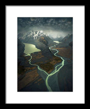 NZ Landscape River - Framed Print