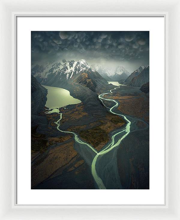 NZ Landscape River - Framed Print