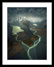 NZ Landscape River - Framed Print