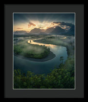 Fox Glacier River - Framed Print