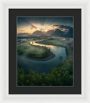 Fox Glacier River - Framed Print