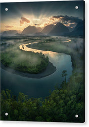 Fjords of New Zealand - Acrylic Print