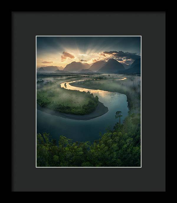 Fox Glacier River - Framed Print