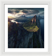 Lightshow in Norway - Framed Print