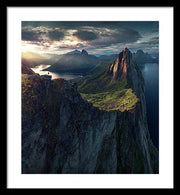 Lightshow in Norway - Framed Print
