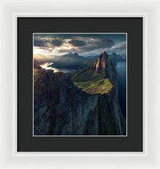 Lightshow in Norway - Framed Print