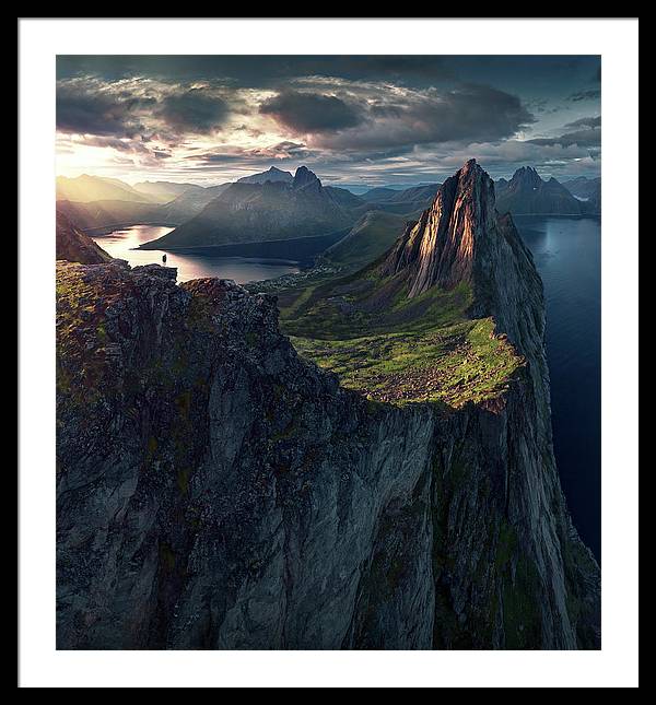 Lightshow in Norway - Framed Print