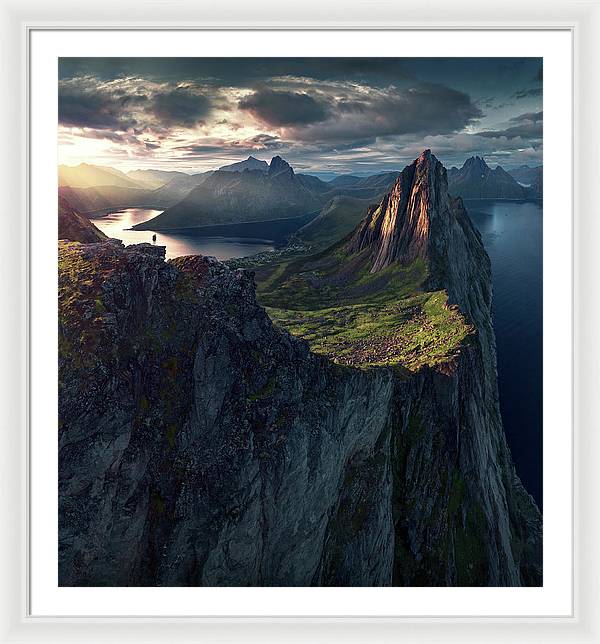 Lightshow in Norway - Framed Print