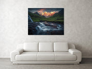 To the Bright Mountains - Art Print
