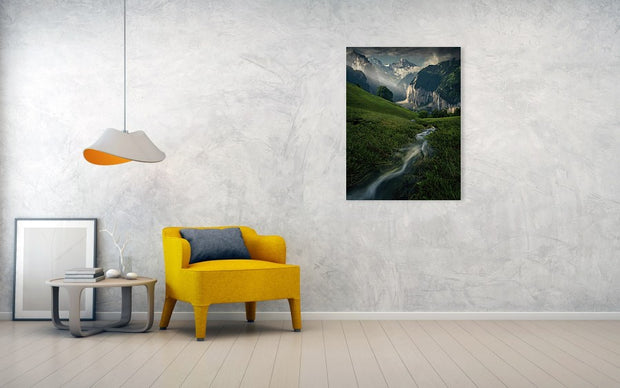Swiss Waterfalls art Print