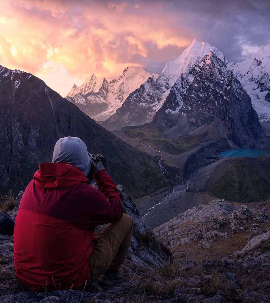 Behind the scenes on a photography tour in Peru